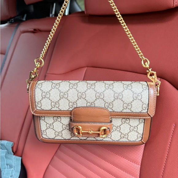 Gucci Horsebit 1955 small shoulder bag - Picture 1 of 12